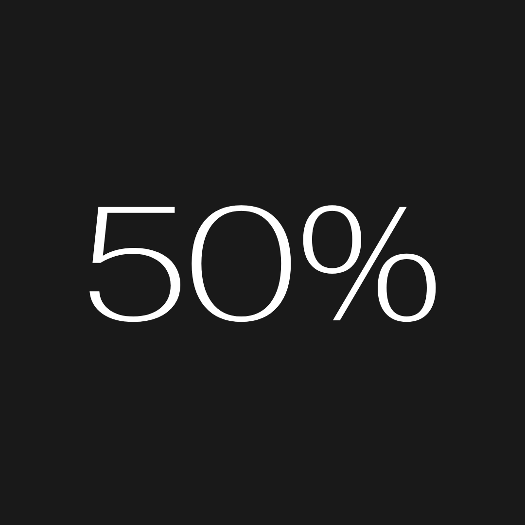 50%