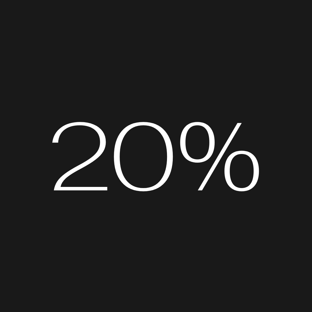 20%